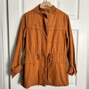 Universal Threads Burnt Orange Utility Jacket Small NWT